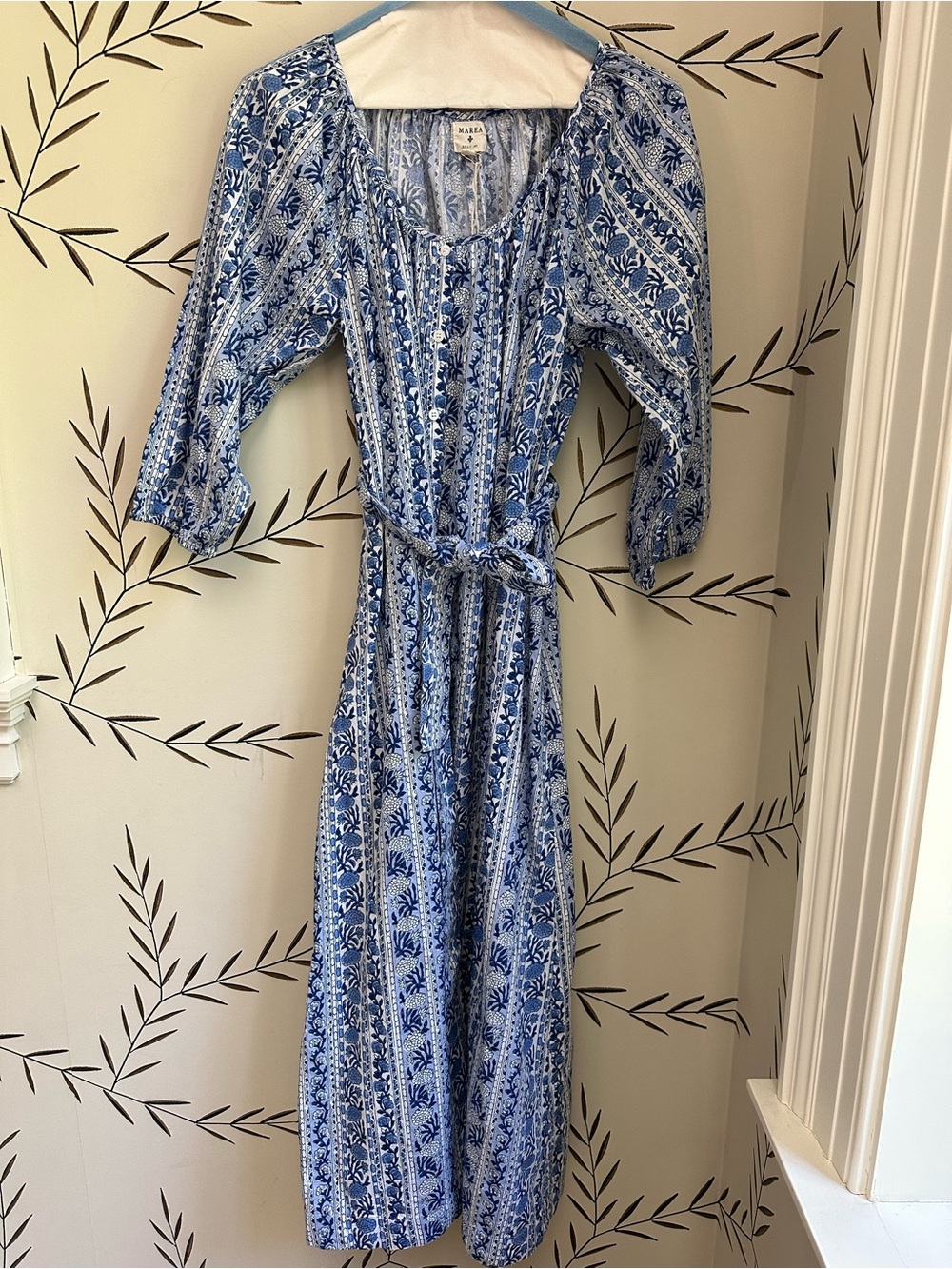 NEW Marea by Liz Joy Sophie dress. M. Atlantic Wisteria. NWOT - Picture 8 of 10